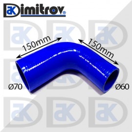 Маркуч коляно Ø 60 х 70 - 150 х 150 мм